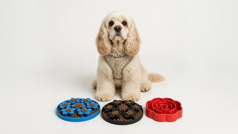 Gamelles chiens & chats anti-glouton et céramique