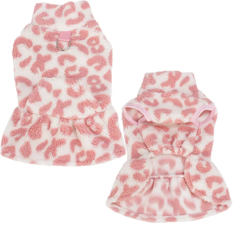 Robe Léopard Polaire