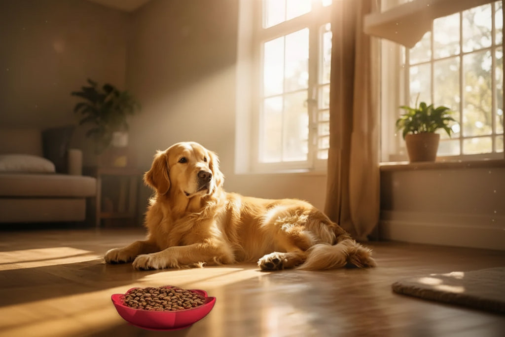 Bol Anti-Glouton en Silicone Forme Rose