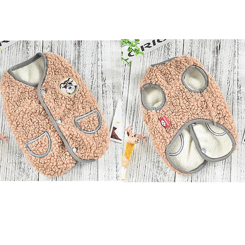 Sleeveless Teddy Vest