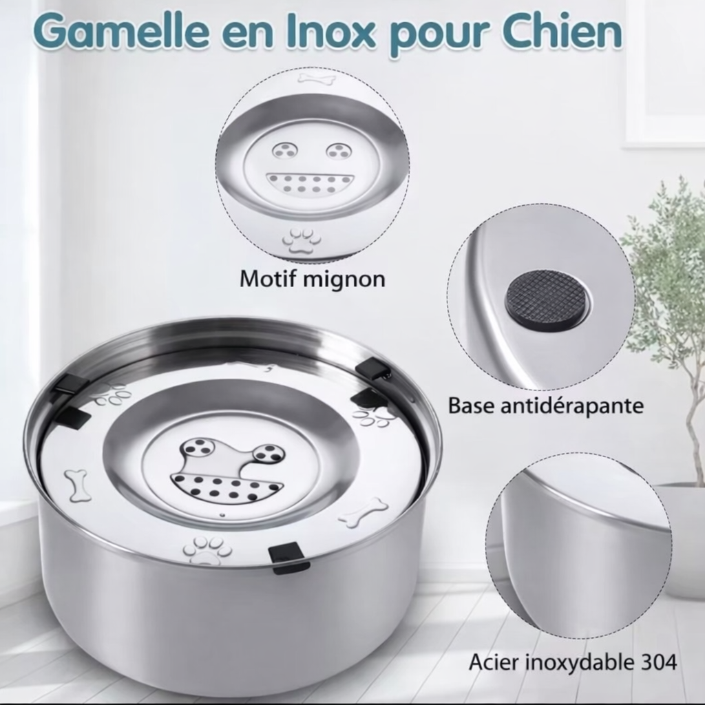 Gamelle Flottante Anti-éclabousses 3L